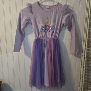 Girls Dress Size 5/6 EUC Long Sleeve